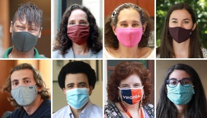 UVA Law community members in masks
