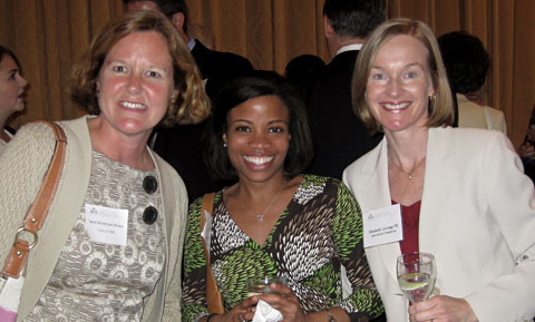 From Left: Janet Schwitzer Nolan ’89, Christine Hines ’98, and Elizabeth Leverage ‘92