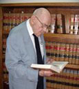 Benjamin F. Sutherland '49 at law office 