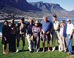Project volunteers in Cape Town, South Africa. 