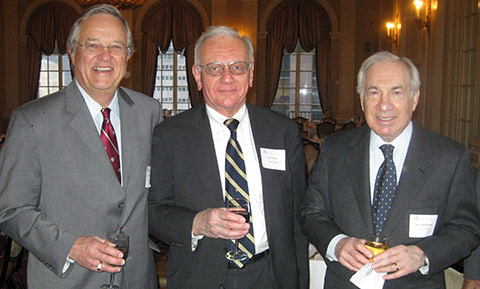 Jack Bissell ’65, William Halter ’64, and Dan Rosenbloom ’54.