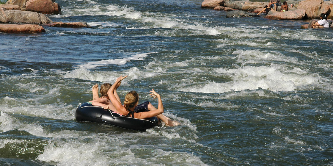 Tubing on the James River