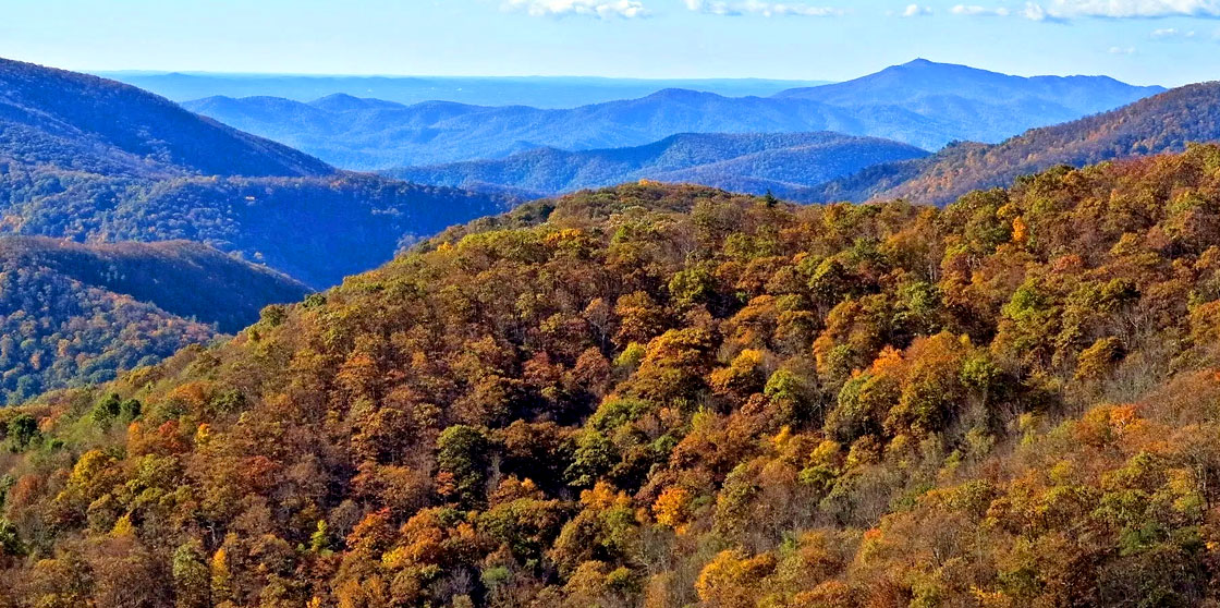 The Blue Ridge Mountains