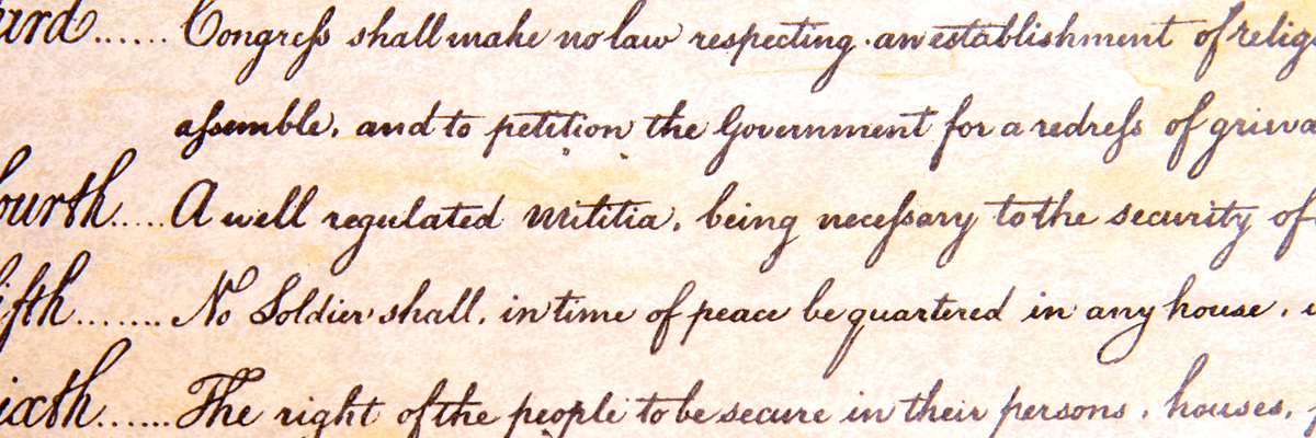 First Amendment text