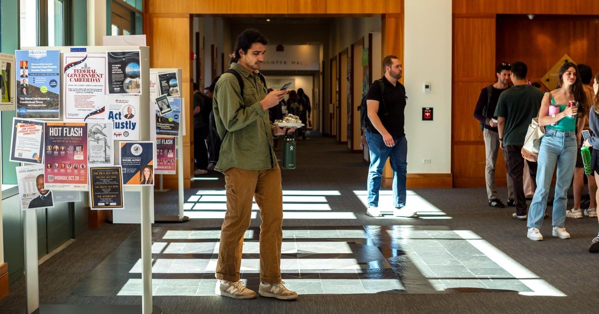 Students in hallway