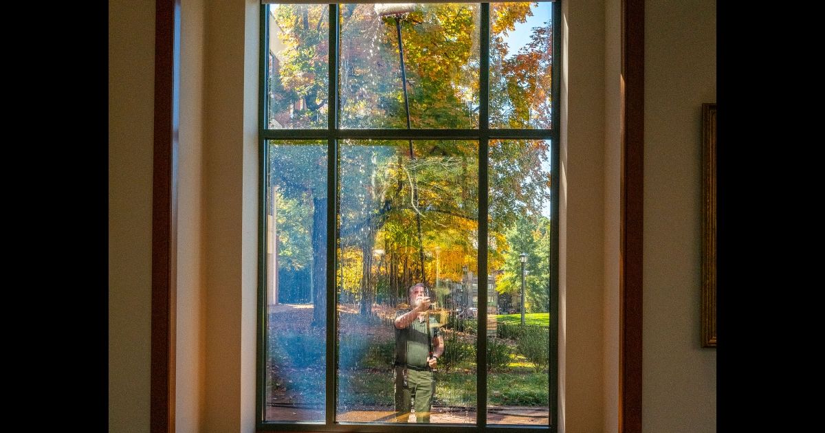 A maintenance worker