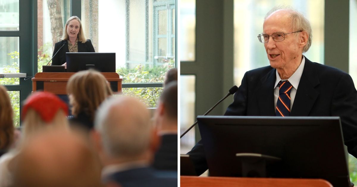 Leslie Kendrick and Judge J. Harvie Wilkinson III