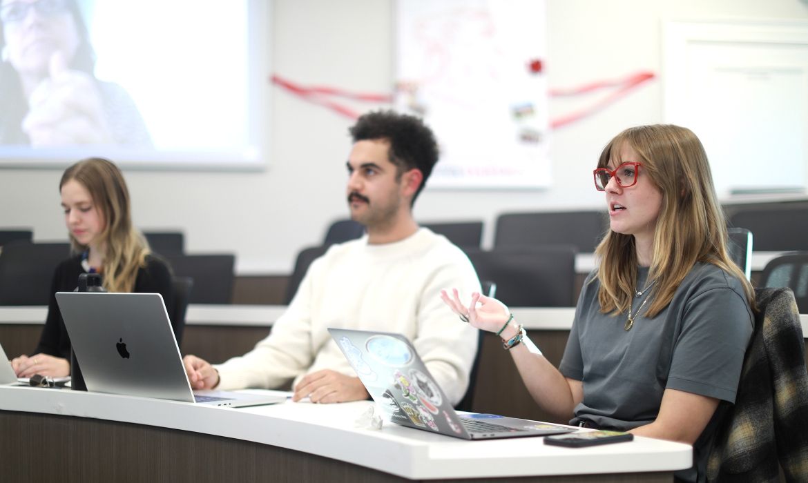 Students at the University of Virginia School of Law