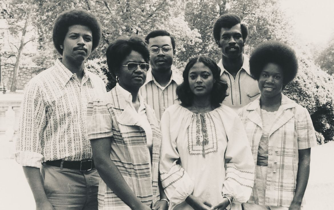 BLSA members, including Sheila Jackson Lee, right