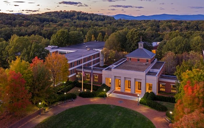 Law School building from the sky