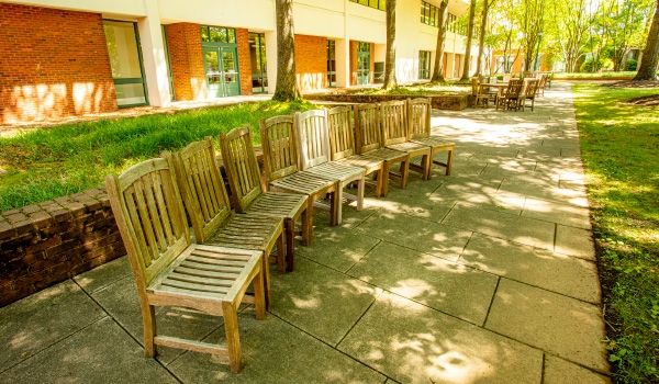 Chairs in Spies Garden