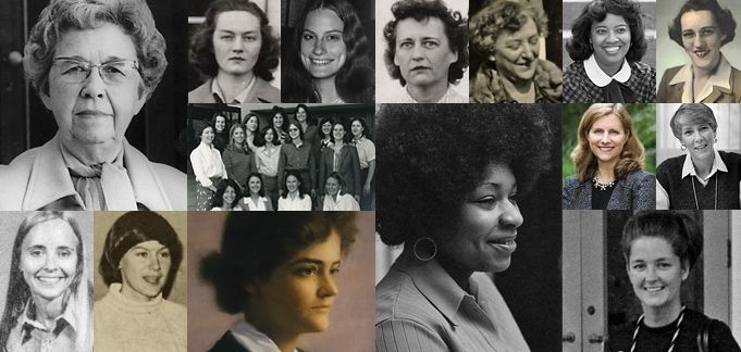 Women at UVA Law collage