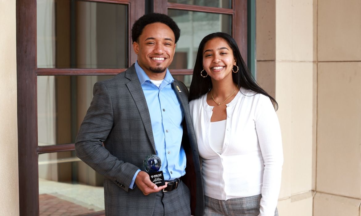 Elijah Brown and Saron Setotaw