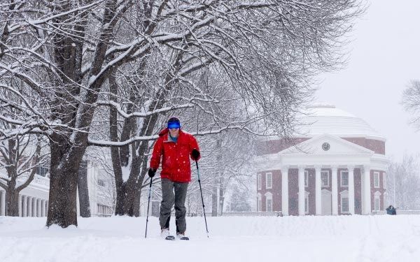 Person skiing