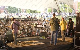 Downtown music pavilion