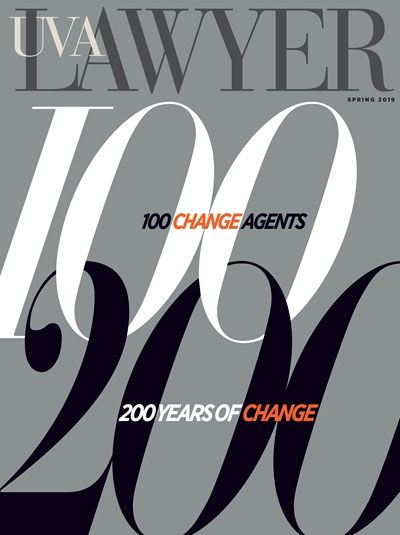 Spring 2019 UVA Lawyer cover