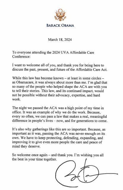 Obama letter