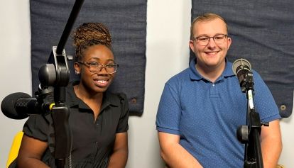 Lance Ledet ’26 and Bridget Mensah ’26