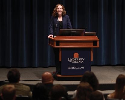 Dean Risa Goluboff at orientation