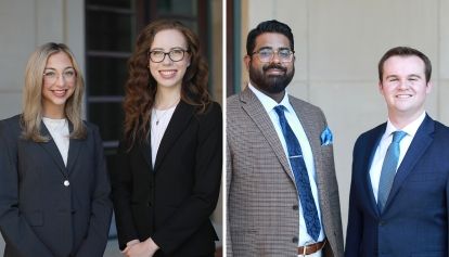 Lile Moot Court competitors