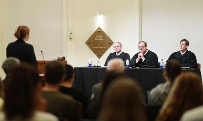 Lile Moot Court judges