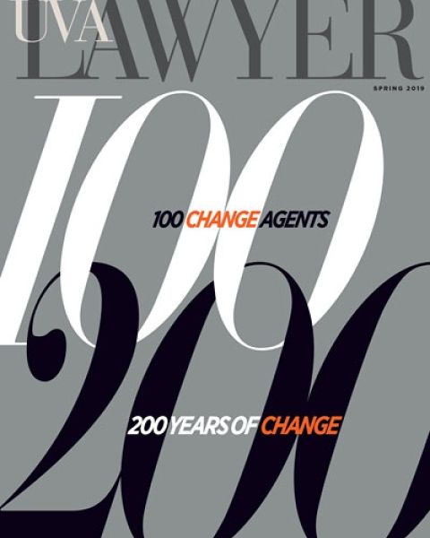 Spring 2019 UVA Lawyer cover