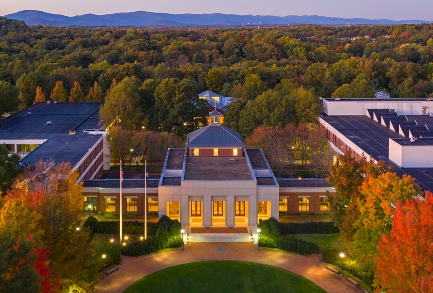UVA Law School aerial photo