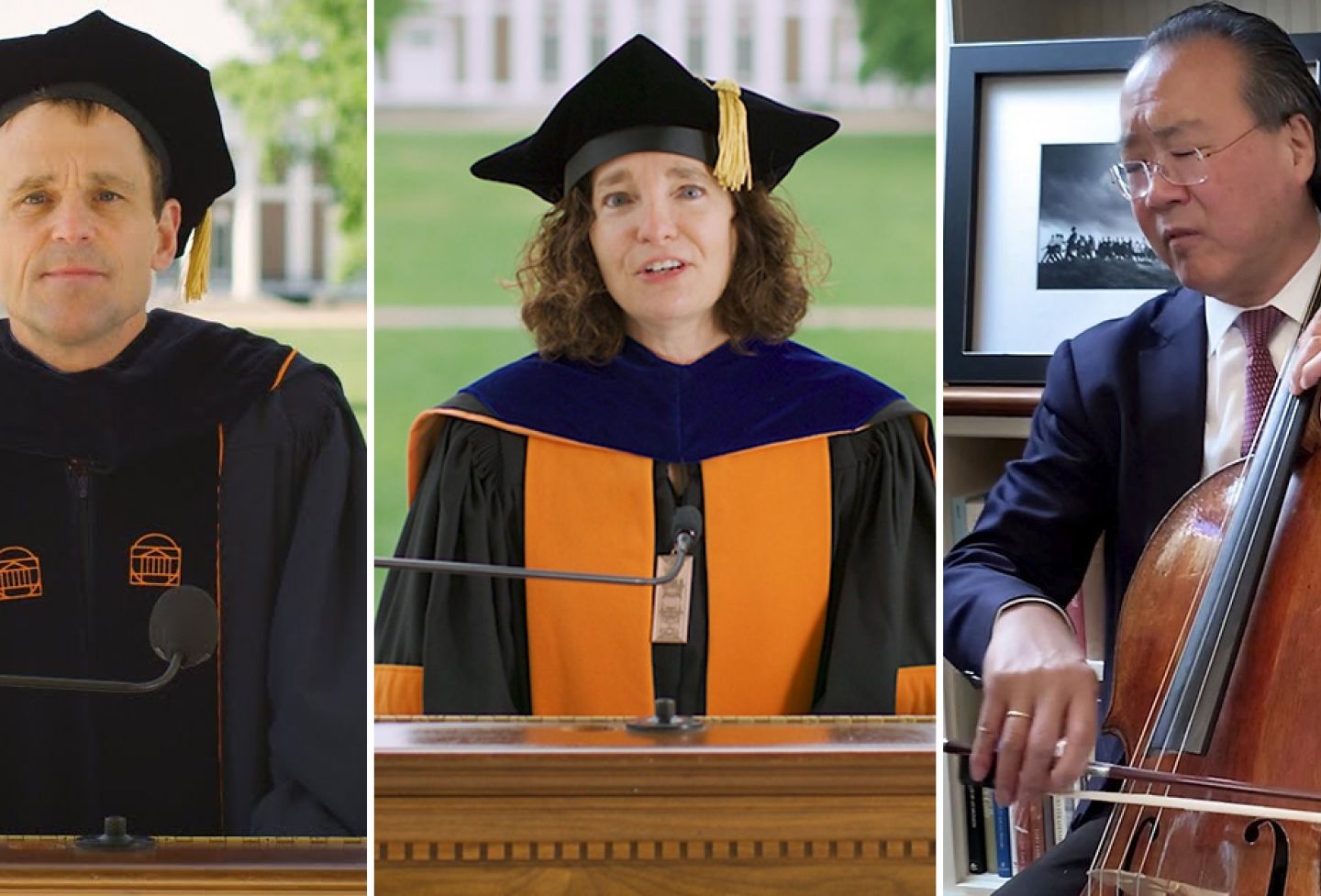 A virtual celebration May 16 honored UVA graduates with musical performances, videos and an address by President Jim Ryan ’92.