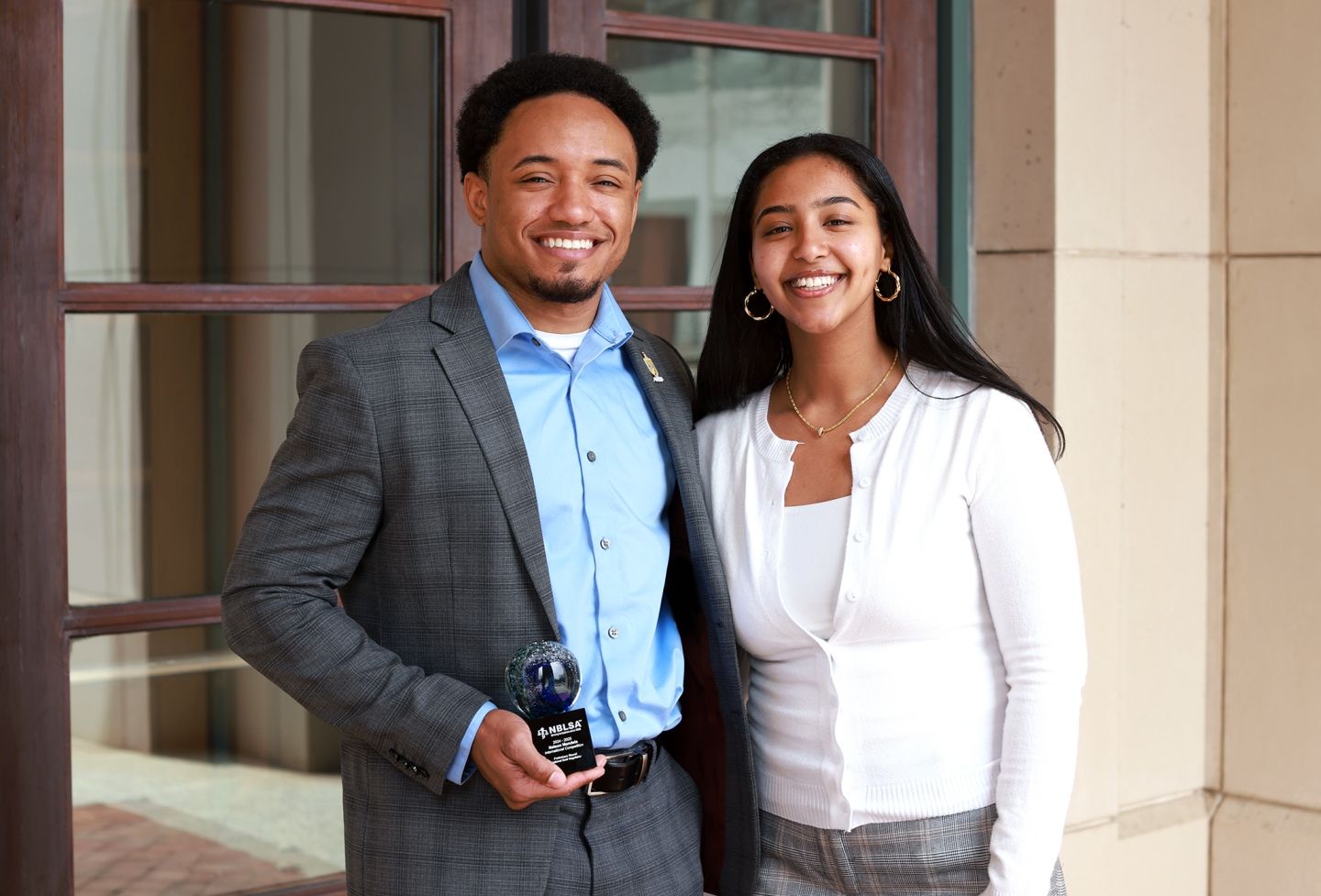 Elijah Brown and Saron Setotaw