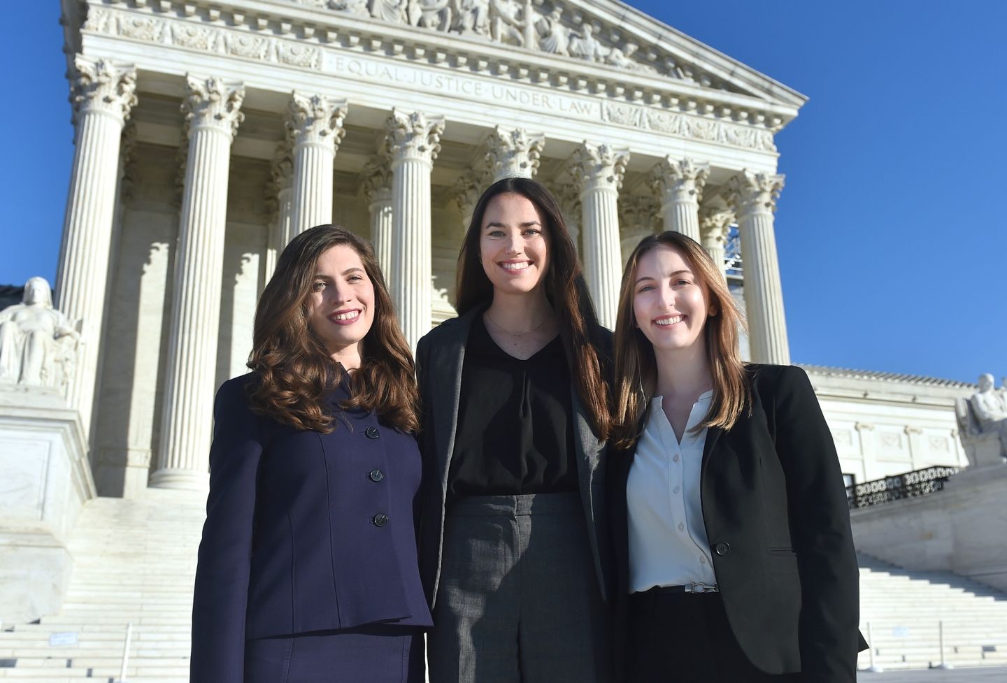 Rachel Daley, Katharine Janes and Erin Brown