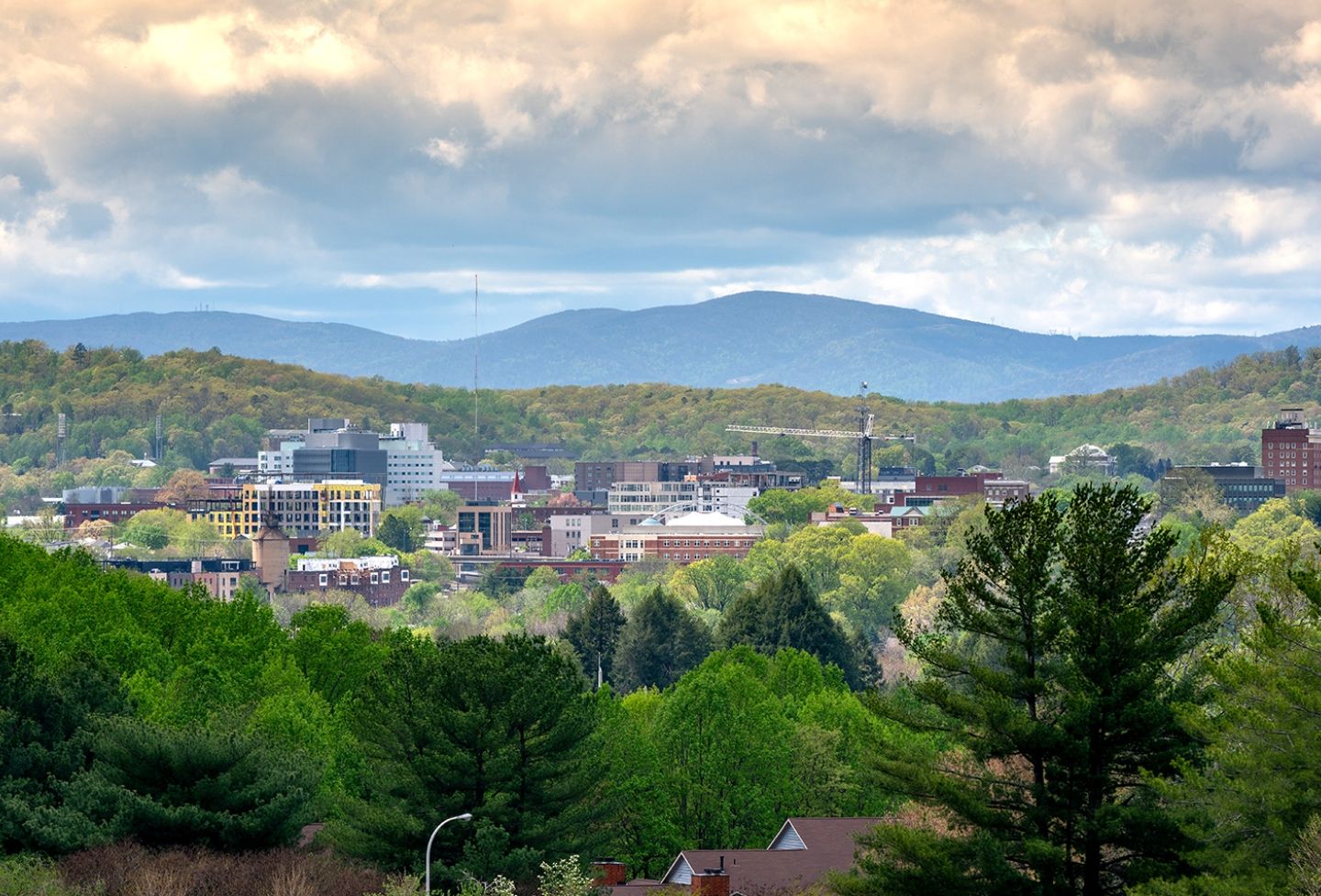 Charlottesville skyline