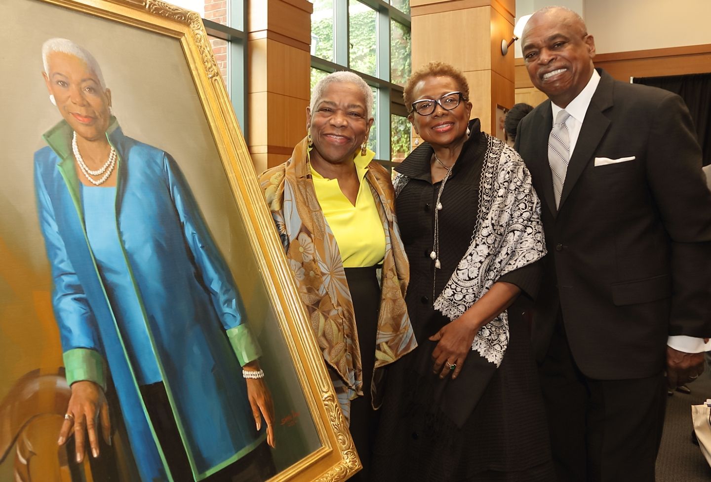 Elaine Jones, Marsha Henderson, and Wade Henderson