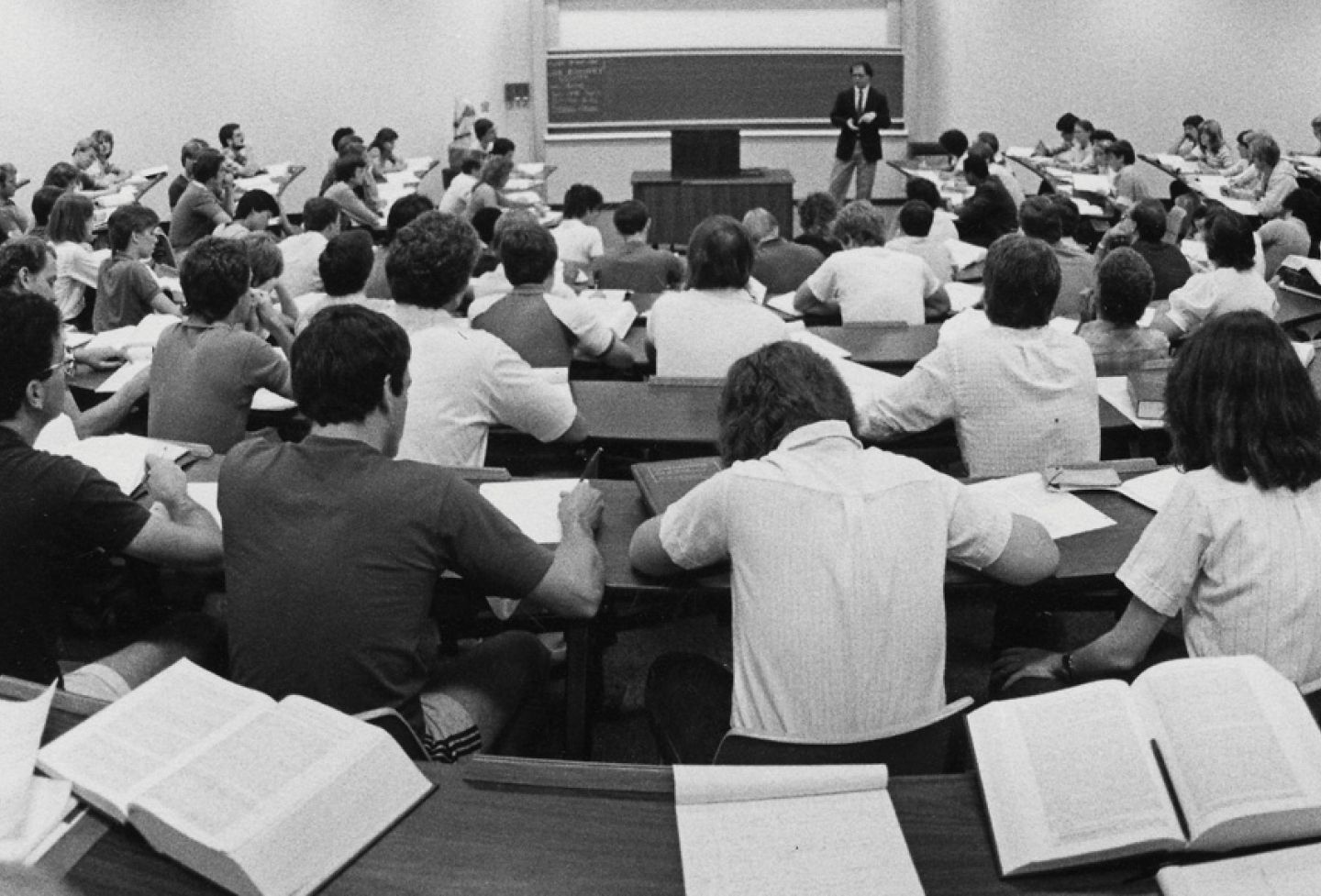 A classroom in 1983.