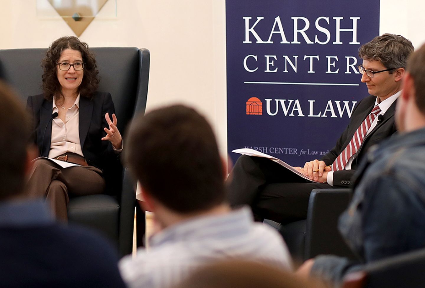 Professors Deborah Hellman and Michael Gilbert