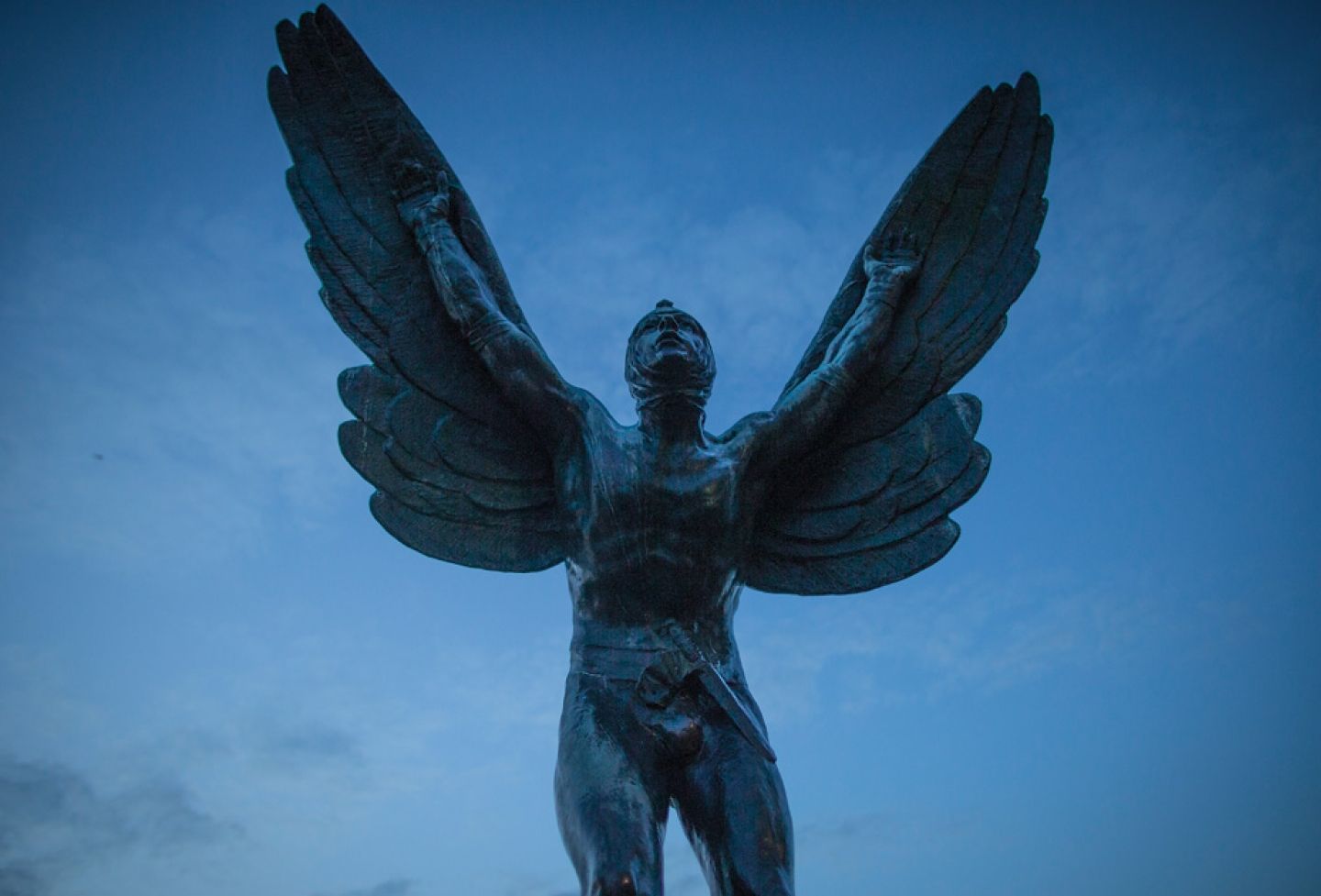 The Aviator statue