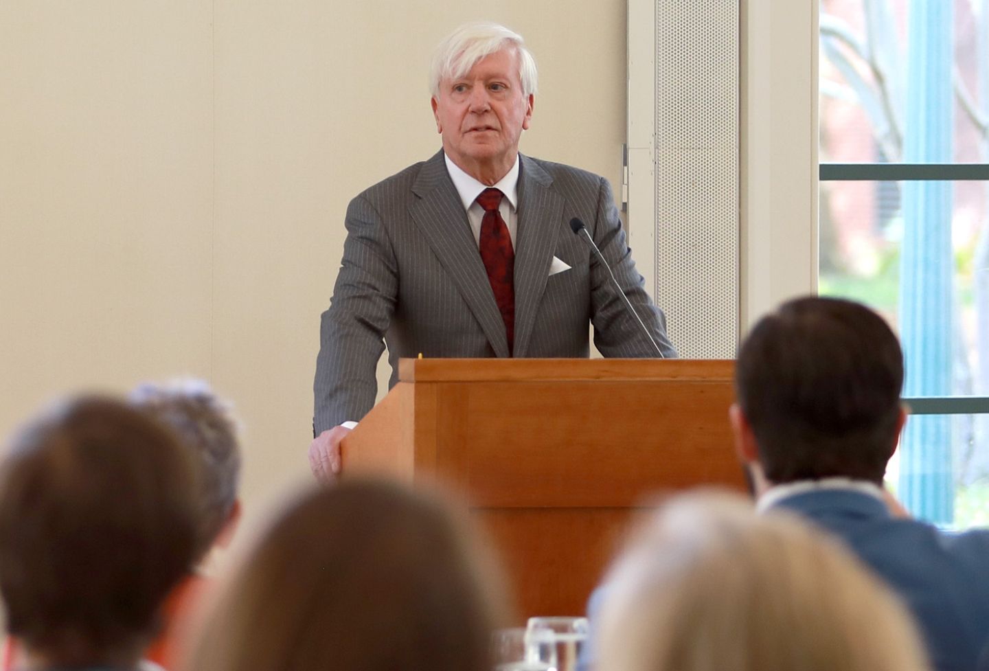 G. Edward White speaks at Board and Council luncheon