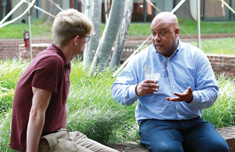 Mark Jefferson talks with Carson Cross