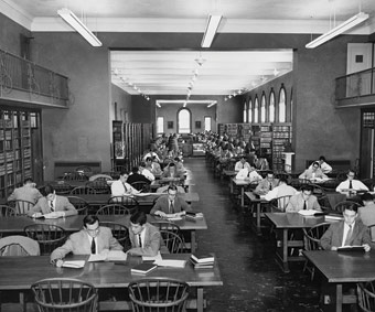 Law Library in Clark Hall