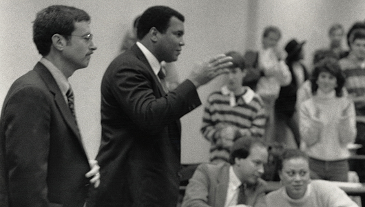 Muhammad Ali and Professor Stephen Saltzburg