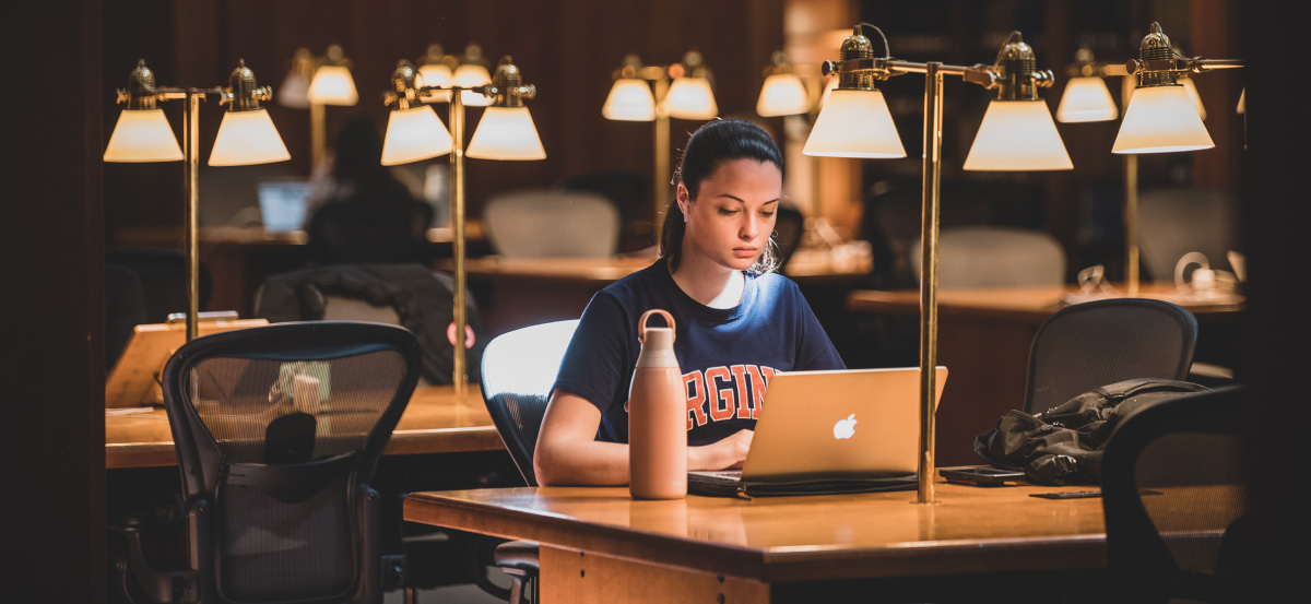 Student at the UVA Law Library
