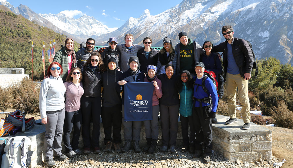 Students and alumni in Nepal