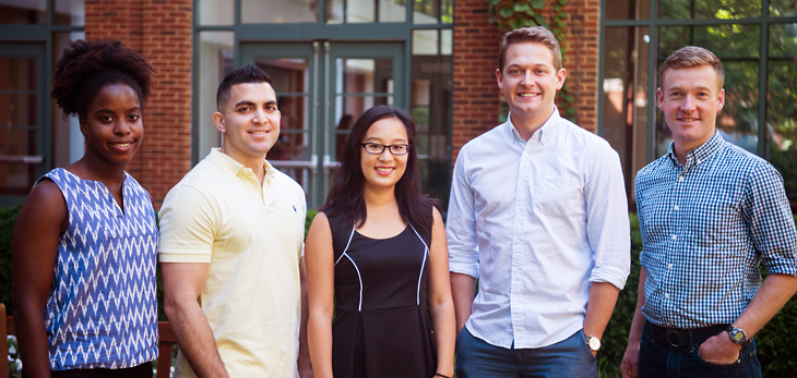 Jasmine Alves, Eric Reissi, Karen Jin, Web Leslie and Wade Foster