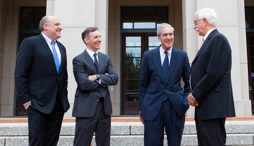 Andrew Goldstein, Aaron Zebley, Robert Mueller and Jim Quarles 