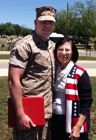 Bryan Blaylock and grandmother