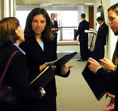 Second-years wait for their interviews in Slaughter Hall Sept. 20.