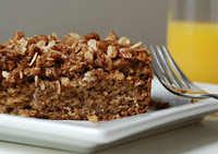 Banana crunch cake