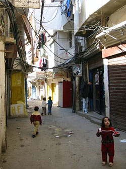 Palestinian camp in Lebanon