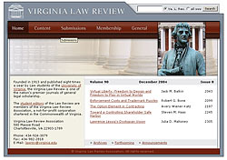 Law Review web site
