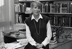 Lillian BeVier in her office