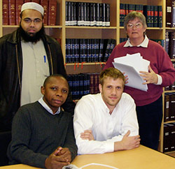 Stephens with colleagues